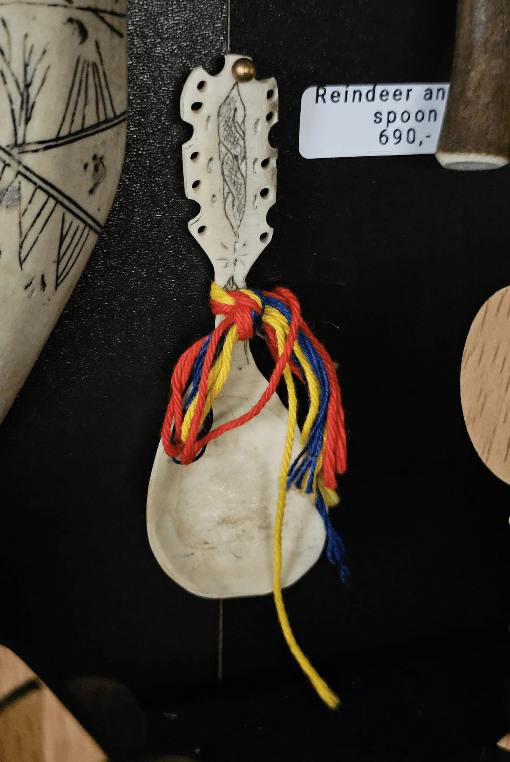 Sàmi reindeer antler spoon